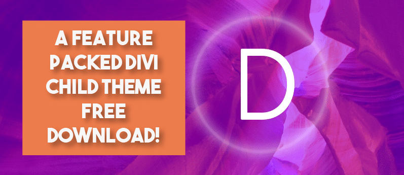 Download a free divi child theme
